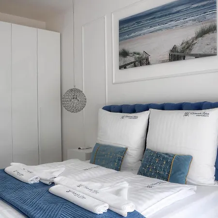 アパート Riviera Z Widokiem Na Morze Ustronie Nadmorski Luksus ウストロニエ・モルスキエ